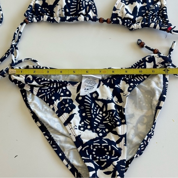 Tommy Hilfiger Swim Bikini Set Butterfly Size 6 - Picture 4 of 9